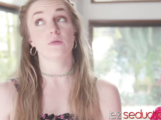 ”Big Breasted COUGAR Syren De Mer seduced by lesbian teen Kate Kennedy”