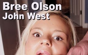 Bree Olson & John West suck throat facial