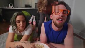 Peeping the sleepover