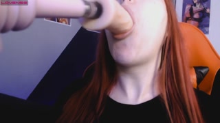 Blowjob with sexmachine