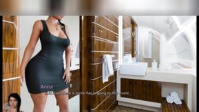 Anna goes on an anal business trip. 3D porn cartoon sex