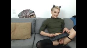 Cute Blonde Tgirl on Cam