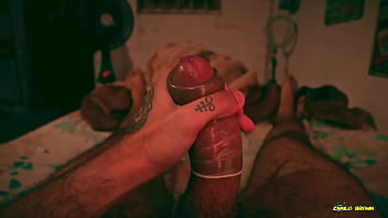 POV Verbal Jerkoff Camilo Brown Breaks The Condom To Breed You With His Big Cock