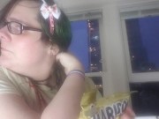 "I want fuit gummy :3" smoking fetish/crinkle bag ASMR