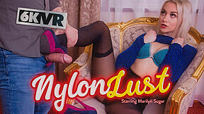 Nylon Lust - Leg And Stocking Fetish 3d Porn With Facial With Marylin Sugar