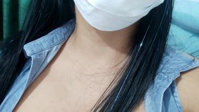 Delicious busty mature woman with stretch marks is full of ecstasy and sensuality, she fantasizes about being fucked