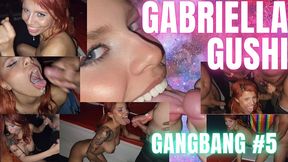 real gangbang, unedited! the real deal! with star gabriella gushi