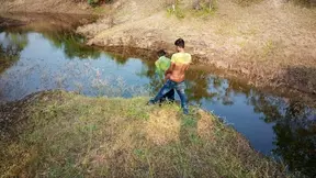 Indian Village Lads Splash And Seduce In Steamy Forest Encounter - Gay Hindi Porn