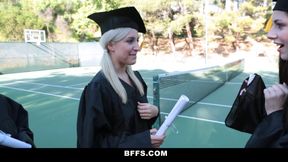 Best friends graduate