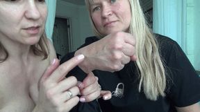 M Mary and Victoria's full veins V