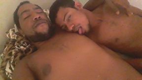 0109 a nice cuddle on the living room bed