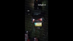 dabg0 fucks a Yamaha R1 exhaust pipe