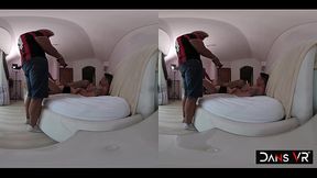 Lana Wolf Vr Part Three &ndash_ Behind The Scenes - Football Loving Freak W Enormous Ass Dominated In Rough Threesome