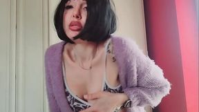 ChantalChannel -strip tease with manga girl