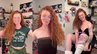 Ginger Hairy Step Sis Redhead PoV Big Tits Goon Girl Edging Challange TikTok Trend