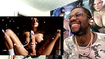 Long Hard Transgender Girl Cock Creaming Her Hard Delicious Meat Stick, AI Generated