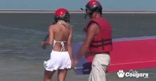Caylian Curtis Enjoys a Steamy Encounter by the Shore with Alban Ceray