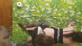 Anastasia Mistress fuck strapon anal sissy Sasha Earth