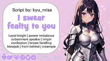 [F4M] You confess to your loyal knight, who lives to serve you - [ASMR JOI]