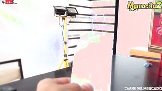 MAMACITAZ - (Lucero Perez & Charles Gomez) Latina Pizza sluts Getting Penis