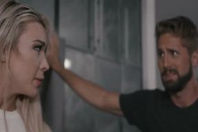 appetizing ash-blonde female-dude Aubrey Kate Gives Her fellow backside shagging