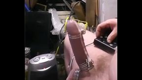 estim my cock head nice with slow mo cumshot