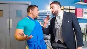 Beefy Ricky Larkin Claims Draven Navaro in Hot Cake Shop Domination – Raging Stallion