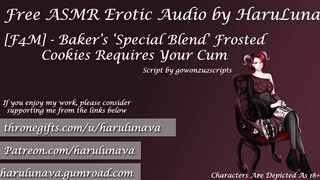 [F4M] Baker’s ‘Special Blend’ Frosted Cookies Requires Your Cum [Erotic ASMR Audio]