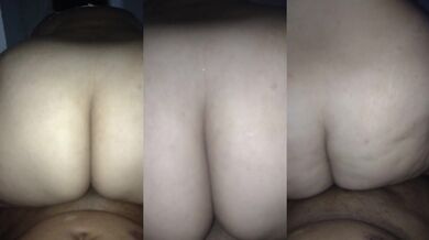 She loves grinding on dick as she rides me reverse with her thick hips and tight pussy