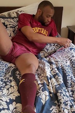 Kenniejai Jerks off in Cmu Gear