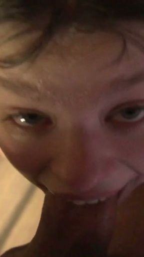 Suck deep and sloppy - get juicy cum in your mouth   Clip 1