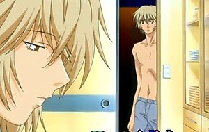 Slim hentai gay twink tight ass penetrated and juiced