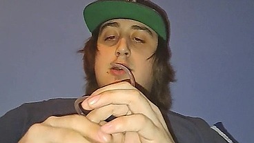 Pissing through a straw to my mouth
