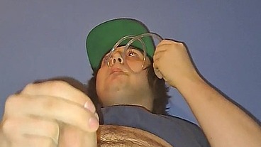 Pissing through a straw to my mouth