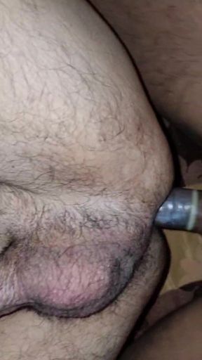 Fucking friends hole and cum in Condom