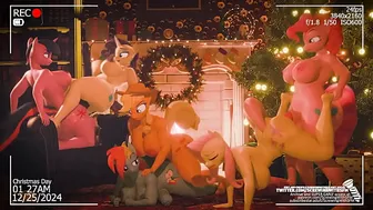 My Little Pony Futanari Christmas Orgy