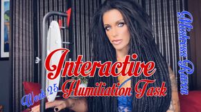 INTERACTIVE HUMILIATION TASK 2023 - WEEK 25