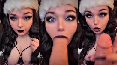 Fat Goth Slut Gets 4 Loads for Christmas (Extended Preview)
