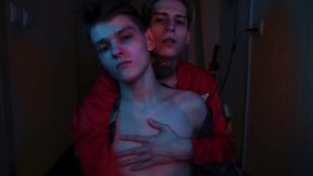 Thanked the fellow for the introduced bouquet of roses