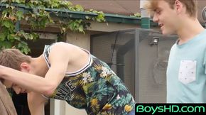 The most intense raw sex from behind ever is being performed by Twinks