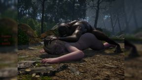 Gol 3D Elf Nun Fucked Hard Doggy Style by Horny Goblin