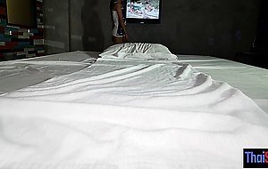 Wet Asian teen Num licked guys ass and big dick before hard pussy fucking