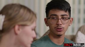 A shy guy Diego Perez fucks petite and hot popular cheerleader Melody Marks