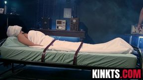 Stud Mike Panic bent over for anal penetration by curvy Jessica FoxÂ