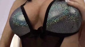 Sexy babe with big fake boobs receive huge dick