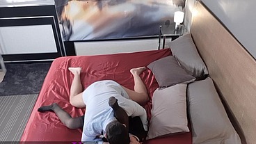 Sexy babe cleaning lady accepts money for fuck with depraved muscle man