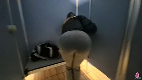 first public swimming pool date ends with ass fucking in the changing room - risky 4k