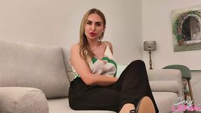 Nylon Feet Ballerinas Control