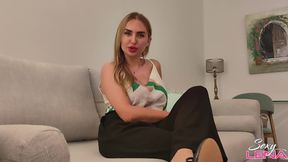 Nylon Feet Ballerinas Control