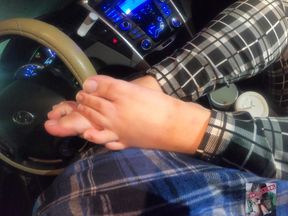 Late Car Session With Danielle Snow Bunny Stinky Feet Worship